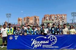 Наримановцы стали участниками игры «Кожаный мяч – Школьная футбольная лига»