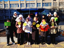 Наримановские юные инспекторы движения побывали в гостях у дошколят