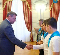 Наримановский «Голубой патруль» наградили за второе место в конкурсе