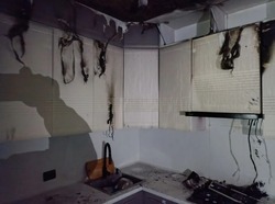 В наримановском поселке вспыхнул пожар в жилом доме