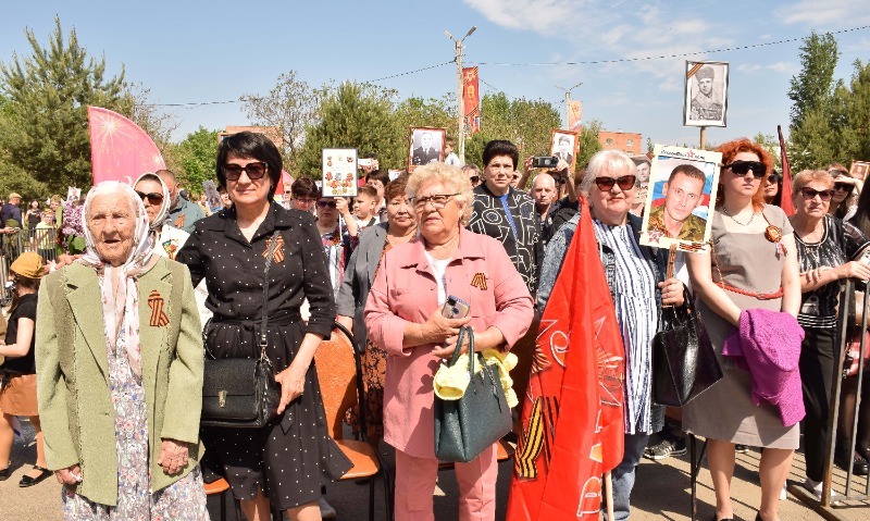 В Наримановском районе отметили День Победы