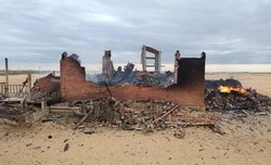 В Наримановском районе на пожаре погибли два человека