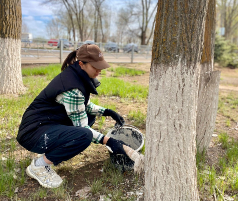 В Наримановском районе прошел плановый субботник по благоустройству 