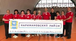 Команда ветеранов Наримановского района приняла участие в спартакиаде