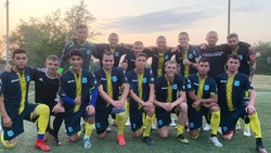 Наримановский футбольный клуб «Волжане» одержал очередную победу