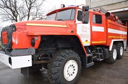 В наримановском поселке горел жилой дом