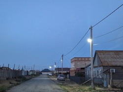 В наримановском селе восстановлено уличное освещение