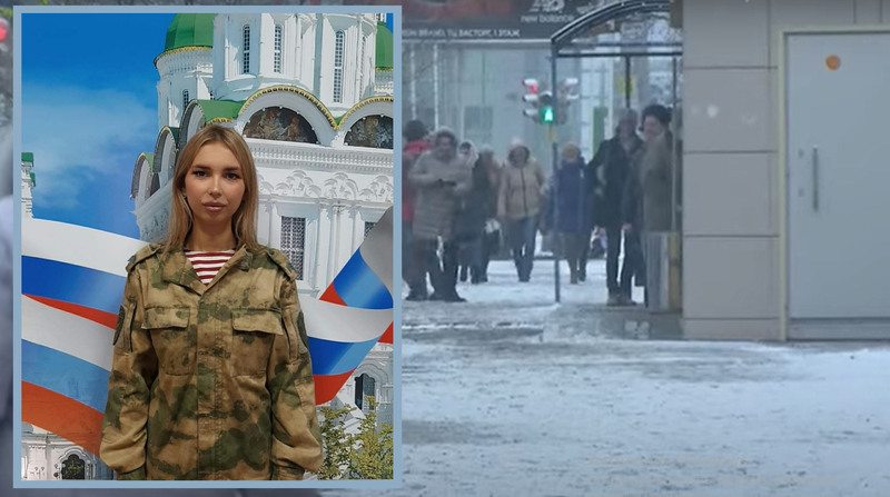 Попавшему в беду жителю Астрахани девушка -росгвардеец не дала замёрзнуть на улице