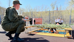 В Нариманове прошёл муниципальный этап игры «Зарница»