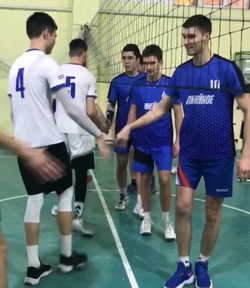 В Нариманове прошли соревнования по волейболу 