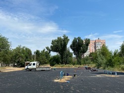 В Нариманове идет масштабная работа по созданию современной парковой зоны
