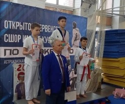 Наримановские тхэквондисты добились победы на новогоднем турнире в Астрахани