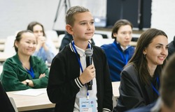 Наримановский школьник принял участие в IT-видеоконференции