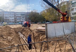 В городе Нариманов проводятся работы по восстановлению коммунальной системы