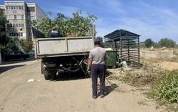 В Нариманове провели субботник