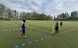 В Нариманове прошёл турнир по теннисболу