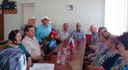 В наримановском селе прошло заседание ветеранской организации