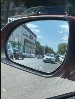 В Нариманове пьяный водитель ударил полицейского