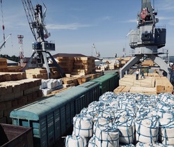 Астраханские морские порты увеличили грузооборот вдвое