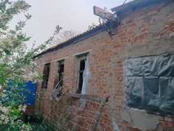 В наримановском селе сгорел дом