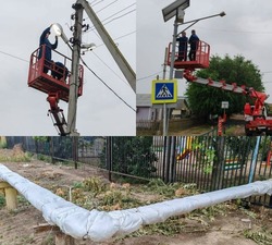 В наримановском селе проведен ремонт коммуникаций 