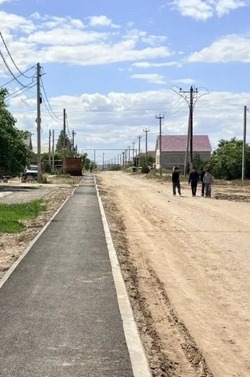 Новые пешеходные дорожки появились в Наримановском районе