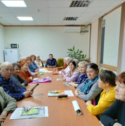 Ветераны встретились с главой города Нариманова