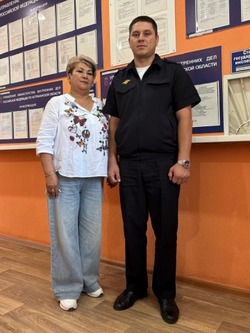 Наримановский отдел полиции посетила член областного Общественного совета 